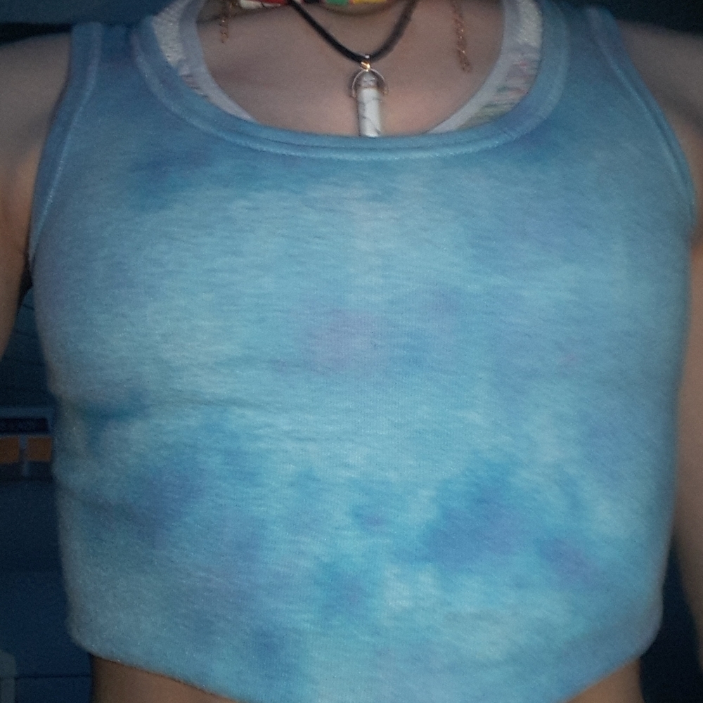 DIY tie dye tank top